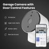 Feit Electric Smart Garage Door Camera, 2-Way Audio, Live Streaming, Human Motion Detection, 24/7 Recording, Infrared Night Vision, Remote Closure & Alerts, Alexa/Google Asst Compatible, CAM/GAR/WiFi