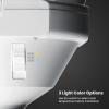 Feit Electric Smart LED Garage Light, RGBW 3 Panel, WiFi 2.4GHz, Screw-in LED Shop Light Bulb, Works with Alexa and Google Home Assistant, E26, 4000 Lumens, Garage Ceiling Light, ADJ4000/RGBW/LED/AG(White)
