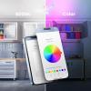 Feit Electric Smart LED Garage Light, RGBW 3 Panel, WiFi 2.4GHz, Screw-in LED Shop Light Bulb, Works with Alexa and Google Home Assistant, E26, 4000 Lumens, Garage Ceiling Light, ADJ4000/RGBW/LED/AG(RGBW Multicolor)