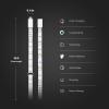 Feit Electric Smart Neon Strip Lights 10FT, Flexible RGBW Color Chasing LED Light Strip, 2.4GHz WiFi Enabled, Works with Alexa and Google Home Assistant, 22W, Music Sync, App Control NF10/CHASE/AG(Chasing Strip Light)