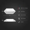 Feit Electric Smart Neon Strip Lights 10FT, Flexible RGBW Color Chasing LED Light Strip, 2.4GHz WiFi Enabled, Works with Alexa and Google Home Assistant, 22W, Music Sync, App Control NF10/CHASE/AG(Hexagon Panels)