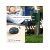 Feit Electric Smart Outdoor Plug, WiFi Waterproof Plug, 2 Grounded Sockets, Works with Alexa and Google Assistant, App Controlled, 15 Amp Indoor/Outdoor 2 Outlet Plug, Black, Plug/WiFi/WP(GREEN)
