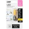 Feit Electric T4 LED Bulb, BA15D Base, 35W Equivalent, Non Dimmable, 3000K Warm White, 350 Lumens, 120V, 10,000 Hour Lifetime, Bayonet Base, BP35DC/830/LED/6, 6 Pack
