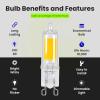 Feit Electric T4 LED Bulb G9 Base, Dimmable, 35W Equivalent, 3000K Warm White, 120V, 350 Lumens, 10,000 Hour Lifetime, UL Listed, BP35G9/830/LED/6, 6 Pack(6 Count (Pack of 1))