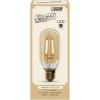 Feit Electric Vintage Exposed Filament Amber Glass LED T14 with a Medium E26 Base Light Bulb – 40W Equivalent – 10 Year Life – 300 Lumen – 2100K Soft White – Dimmable | Original Vintage(1 Count (Pack of 1))