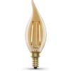 Feit Electric Vintage Exposed Filament Smoke Glass LED AT19 with a Medium E26 Base Light Bulb – 60W Equivalent – 10 Year Life – 300 Lumen – 5000K Daylight – Dimmable | Original Vintage(Soft White)