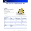 Feit Electric WORK10000XLPLUGFOLD Portable Plug-in LED Work Light, 10,000 Lumens, 5000K Daylight, Heavy-Duty 18/3 Power Cord, Compact Folding Design, 30,000-Hour Lifespan(1 Count (Pack of 1))