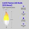 Flame Effect BPFLAME/C/LED/2 LED Candelabra Light Bulb(2 Count (Pack of 1))