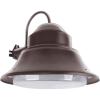 Feit Electric – 3000 Lumens, 300-watt Equivalent Dusk to Dawn Single Flood LED Security Outdoor Light, 5000K CCT Daylight, Single Head Stainless Large, 73704(Wall/Post Bronze)
