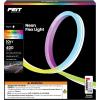 Feit Electric 10ft Outdoor Color & Tunable White Neon Flex Light, Dimmable, Bendable Strip with Remote Control, Chasing Effects, Plug-in, Linkable up to 20ft, Ideal for Decks & Patios, NF10/CHASE(RGB + Tunable White)