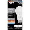 Feit Electric 3-Way A19 LED Light Bulb, 30/70/100W Equivalent, 5CCT Adjustable White (2700K–5000K), 1600 Lumens, Dimmable, 25,000-Life Hours, Energy Saving for Lamps & Fixtures, OM30/100/5CCTCA(White)