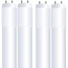 Feit Electric 4ft T8 LED Bulbs, 32/40 Watt Replacement, Type A Tube Light, Plug & Play, T8/T12 LED Fluorescent Light, 3000K Warm White, 50,000-Hr Lifetime, Ballast Compatible, T48/830/LEDG2/4, 4 Pack(3000k (Warm White))