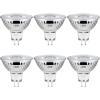 Feit Electric 6W LED Bulbs with 50W Equivalent, Dimmable, MR16 Light Bulbs, 22 Yrs. Lifetime, 500 Lumens, 3000K Warm White, 6 Bulbs – BPEXN/930CA/6