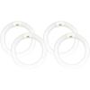 Feit Electric 8-inch 15 Watt LED Circular Tube T9 Replacement, Cool White, 4100K, G10Q Base, Plug & Play, Requires Compatible Existing Ballast, FC8/840/LED 22W EQ Non-DM LED Tube(1 Count (Pack of 4))