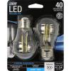 Feit Electric A15 LED Light Filament Bulb, 40W Equivalent, Dimmable, E26 Base, 2700K Soft White, Clear Glass Vintage Edison Light Bulb for Home, Office, 13-Year Lifetime, BPA1540927CAFIL2RP/6, 12 Pack(Clear)