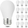 Feit Electric A15 LED Light Filament Bulb, 60W Equivalent, Dimmable, E26 Base, 5000K Daylight, 750 Lumens, Vintage Edison Light Bulb for Home, Office, 13-Year Lifetime, BPA1560W950CAFIL2RP6, 12 Pack(2700k Soft White)