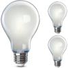 Feit Electric A19 LED Filament Light Bulbs, 40W Equivalent, Dimmable, E26 Standard Base, 450 Lumens, 5000K Daylight, 13 Years Lifetime, Frosted White LED Bulbs, Damp Rated, 4 Pack, A1940/950CA/FIL/4(2700k Soft White)