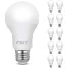 Feit Electric A19 LED Light Bulbs, 60W Equivalent, Non Dimmable, 800 Lumens, E26 Standard Base, 5000k Daylight, 80 CRI, 10 Year Lifetime, Energy Efficient, 24 Pack, A800850/10KLED/MP/24(3500k Neutral White)