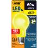Feit Electric A19 Outdoor LED Bug Light, 60-Watt Equivalent, Dimmable, E26 Base, 800 Lumens, Color Selectable, 13 Years Lifetime, Pack of 1, OM60/BUG/950/LEDI/RP(1 Count (Pack of 1))