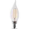 Feit Electric BPCFC25/927CA/FIL/2 25W EQ DM LED Candelabra Light Bulb, 2 Bulbs