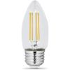 Feit Electric BPETC40927CAFIL/2/RP 40W EQ LED Light Bulb E26, 2 Bulbs(1 Count (Pack of 1))