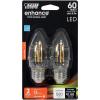 Feit Electric BPETC60/927CA/FIL BPETC60927CAFIL/2/RP Performance led, 3.5″H x 1.7″D, Product Specific, 2 Piece(2700k Soft White)