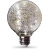 Feit Electric FY/NP/RGB/LED 1W Decorative Fairy RGB Magical Glow Small Clear LED Light Bulb, 4.5″ H x 2.3″ D, Multi-Color(2700k Soft White)