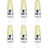 Feit Electric G4 LED Bulb, Dimmable, 20W Equivalent, 12V, 3000K Warm White, 170 Lumens, 10,000 Hours, Halogen Bulb Replacement Capsule, BP20G4/830/LED/6, 6-Pack(3000k (Warm White))
