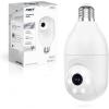 Feit Electric Indoor Security Camera with Motion Detection, 30ft. Night Vision, 360° Adjustable Head, 2.4GHz WiFi, 2-Way Audio, 1080p HD, Works with Alexa & Google Asst, Plug-in, White – CAM1/WIFI(White)