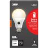 Feit Electric LED Built-in Battery Backup Intellibulb – A21 with an E26 Medium Base Light Bulb – 60W Equivalent – 15 Year Life – 800 Lumen – 2700K Soft White(A21)