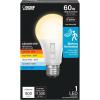 Feit Electric LED Dusk-to-Dawn Light Bulb, A19 60W Equivalent, 5CCT, Non-Dimmable, E26 Medium Base, 90 CRI, 800 Lumens, Adjustable White, 13 Years Lifetime, OM60/5CCTCA/DD/LEDI(White)