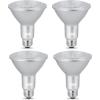 Feit Electric LED PAR30L Bulbs, 75W Equivalent, Dimmable, 5000K Daylight, 750 Lumens, 22 Year Lifetime, E26 Base, PAR30 Flood Lights, Spotlight Bulb,Weatherproof, 4 Bulbs, PAR30LDM/950CA/4(5000k Daylight)