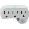Feit Electric NL7/LED Color Changing LED Night Light, 4″ H x 1.4″ D(LED Sensor Night Light w/ 3 Plug Outlet)