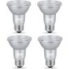 Feit Electric PAR20 LED Bulbs, 50W Equivalent, Dimmable Spotlight Bulbs, 3000k Bright White, E26 Base, 90 CRI, 450 Lumen, 22-Year Lifetime, PAR20 Flood Light Bulbs, Damp Rated, PAR20DM/930CA/4, 4 Pack(3000k Warm White)