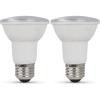 Feit Electric PAR20 LED Light Bulb, 50W Equivalent, Dimmable Spotlight Bulb, 3000K Bright White, E26 Base, 450 Lumens, 22-Year Lifetime, Beam Choice LED Track Light Bulb, PAR20/ADJ/930CA(1 Count (Pack of 2))