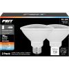 Feit Electric PAR38 LED Flood Light Bulb, 15W (120W Equivalent), Dimmable, Adjustable White 2700K–5000K, High CRI, Enhance Series, 25,000-Hour Lifetime, Indoor/Outdoor Use, PAR38120DM/6WYCA/2, 2 Pack(6-way)