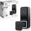 Feit Electric Smart Doorbell Camera, Wired 2K HD Video, Night Vision, Motion Detection, Two-Way Audio, Alexa/Google Assistant Compatible, App Control, Wireless Chime Included, CAM/Door/WiFi/G2(SMART DOORBELL CAMERA)