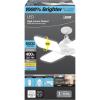 Feit Electric Smart LED Garage Light, RGBW 3 Panel, WiFi 2.4GHz, Screw-in LED Shop Light Bulb, Works with Alexa and Google Home Assistant, E26, 4000 Lumens, Garage Ceiling Light, ADJ4000/RGBW/LED/AG(White)