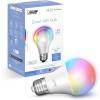 imageFeit Electric Smart Light Bulbs 24 Ghz WiFi Light Bulbs No Hub Needed Works with Alexa and Google Dimmable 60 Watt  LED 9W OM60927CAAG3 2700K Soft White 3 PackMulticolorname Rgbw
