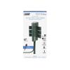 Feit Electric Smart Outdoor Plug, WiFi Waterproof Plug, 2 Grounded Sockets, Works with Alexa and Google Assistant, App Controlled, 15 Amp Indoor/Outdoor 2 Outlet Plug, Black, Plug/WiFi/WP(GREEN)