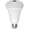 Feit Electric Smart Rotating Light Bulb with Wireless Camera, Motion Sensor, Night Vision, and 2-Way Speaker, 40W Equivalent, E26 Base, 5000K Daylight, 15,000-Hour Lifetime, A450/850/CAMWIFI/LED