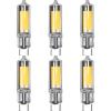 Feit Electric T4 Specialty LED Light Bulb, 35-Watt Equivalent, Dimmable, 3000K Warm White, 350 Lumens, G8 Bi-Pin Base, Under Cabinet Light Bulb with 10,000-Hour Lifetime, BP35G8/830/LED/6, 6-Pack