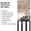 Feit Electric 8FT LED (4FT Tube Lights with Connectors to Make 8ft), Plug & Play, 44W (75W Equivalent), 4000K Cool White, 3200 Lumens, T8/T12 Replacement, Ballast Compatible, T96/841/LED/RP/8, 8 Pack