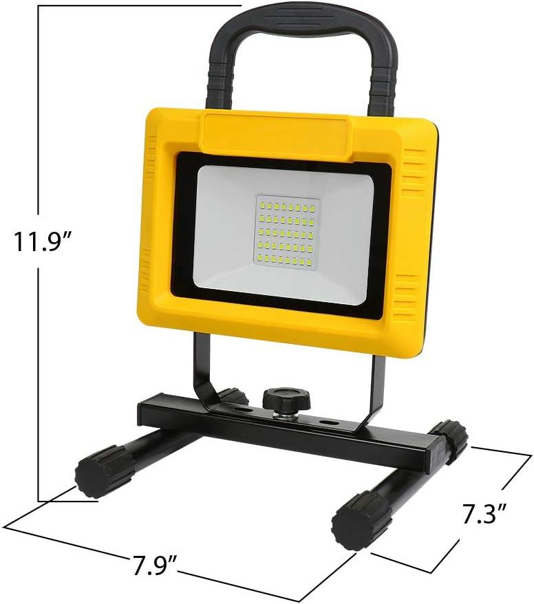 image:imageFeit Electric 60W LED Work Light Plugin Worklight 6000 Lumens IP65 Waterproof Portable LED Flood Light for Jobsite Garages Workshops Construction Sites 5000k WORK6000XLPLUG2000 Lumens