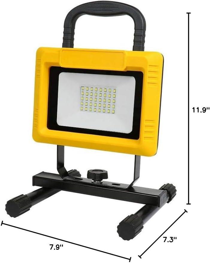 image:imageFeit Electric 60W LED Work Light Plugin Worklight 6000 Lumens IP65 Waterproof Portable LED Flood Light for Jobsite Garages Workshops Construction Sites 5000k WORK6000XLPLUG3000 Lumens