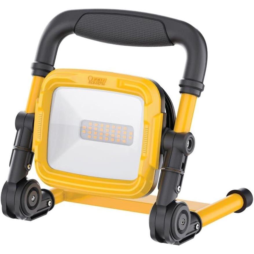 image:imageFeit Electric 60W LED Work Light Plugin Worklight 6000 Lumens IP65 Waterproof Portable LED Flood Light for Jobsite Garages Workshops Construction Sites 5000k WORK6000XLPLUG2000 Lumens