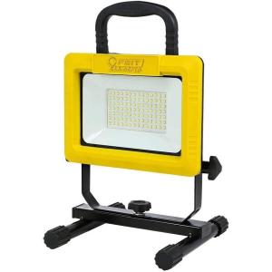 Feit Electric 60W LED Work Light, Plug-in Worklight, 6000 Lumens, IP65 Waterproof, Portable LED Flood Light, for Jobsite, Garages, Workshops, Construction Sites, 5000k, WORK6000XLPLUG(6000 Lumens)
