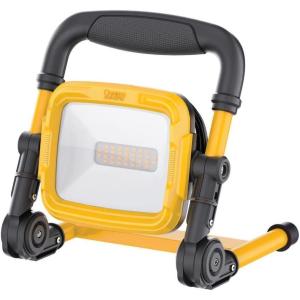 Feit Electric 60W LED Work Light, Plug-in Worklight, 6000 Lumens, IP65 Waterproof, Portable LED Flood Light, for Jobsite, Garages, Workshops, Construction Sites, 5000k, WORK6000XLPLUG(2000 Lumens)