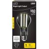 Feit Electric A21 LED Filament Light Bulb, 150W Equivalent, 2605 Lumens, Bright White 3000K, Dimmable, E26 Base, Clear Glass Decorative Vintage Style, 15,000-Hour Lifetime, OM150DM/CL/830/FIL