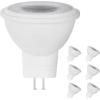 Feit Electric LED MR11 Halogen Bulb, 25W Equivalent, GU4 Bi-Pin Base, Non-Dimmable, 245 Lumens, 3000K Warm White, Track Light Bulbs for Landscaping, 22-Year Lifetime, BPLVMR11/830CA/6, 6 Pack
